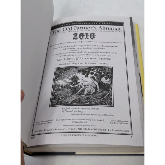 The Old Farmer's Almanac 2010 by Old Farmer's Almanac Staff - Picture 3 of 6